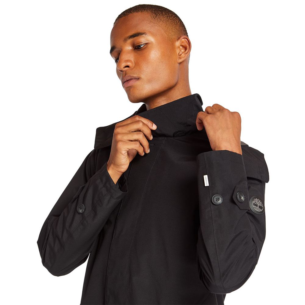 Jaqueta Masculino - Timberland Doubletop Mountain Impermeavel Raincoat - HGWED3089 - Pretas